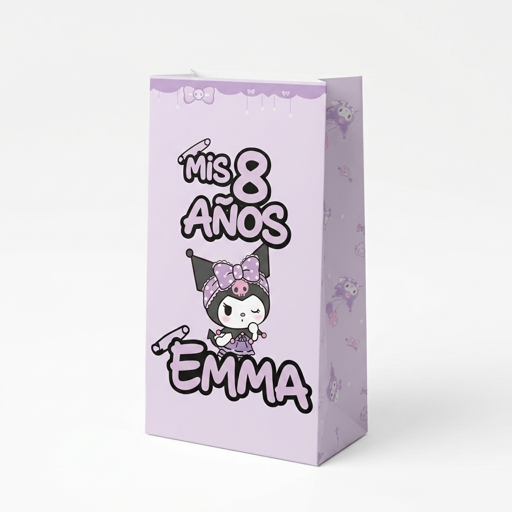 Bolsita de cumpleaños personalizadas 80gr de 13*23,5*7