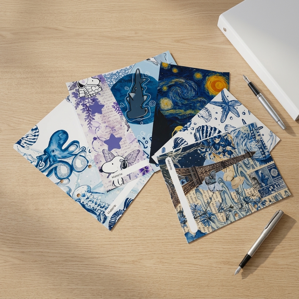 Pack x6 Separadores A4 Personalizados - Estilo Único (Mate o Brillante)