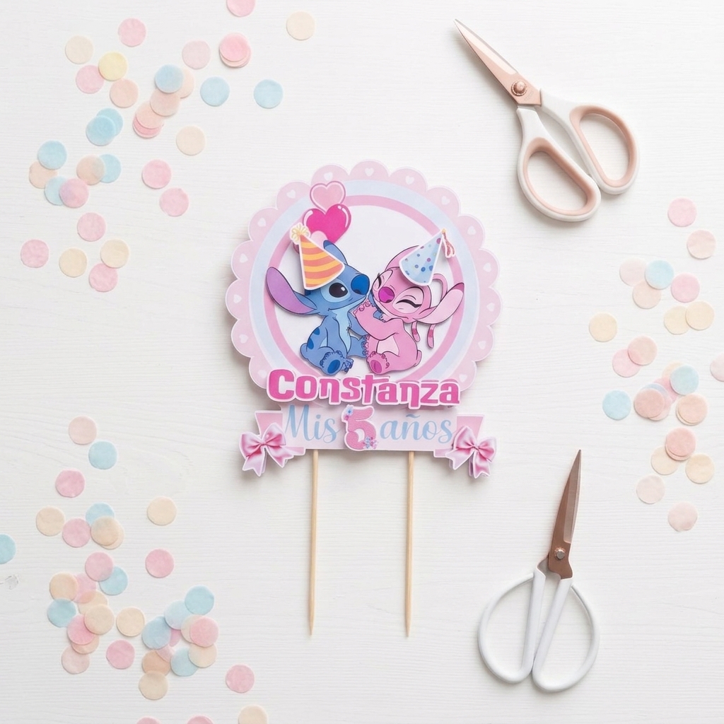 Topper de Torta personalizado 3D