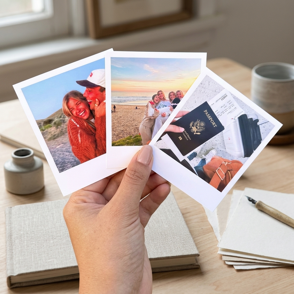 Pack 9 Fotos Estilo Polaroid Personalizadas 6x7 cm